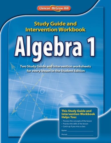 Cover for Mcgraw-hill Education · Algebra 1, Study Guide &amp; Intervention Workbook (Paperback Book) (2008)