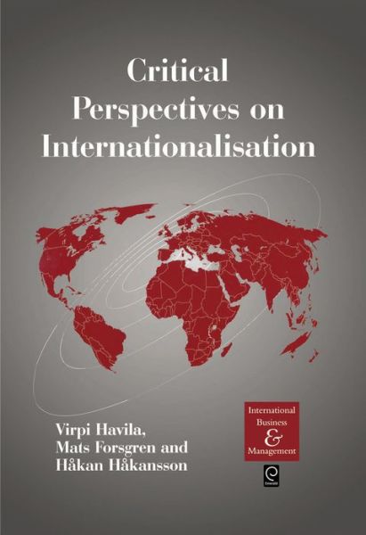 Cover for Critical Perspectives on Internationalisation - International Business and Management (Hardcover Book) (2002)