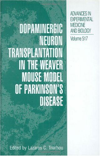 Cover for Lazaros C. Triarhou · Dopaminergic Neuron Transplantation in the Weaver Mouse Model of Parkinson's Disease - Advances in Experimental Medicine and Biology (Hardcover Book) [2002 edition] (2003)