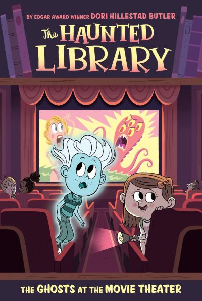 Cover for Dori Hillestad Butler · The Ghosts at the Movie Theater #9 - The Haunted Library (Paperback Book) (2017)