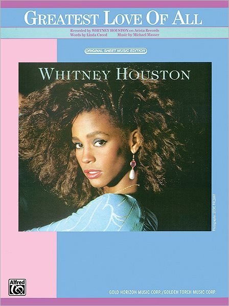 Cover for Whitney Houston · The Greatest Love of All (Partituren) (1977)
