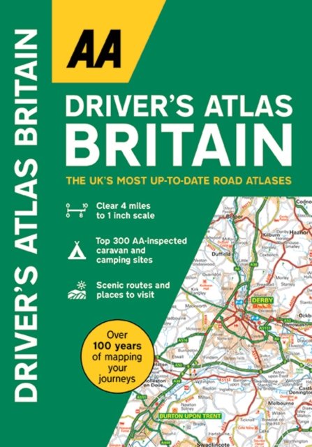 Cover for Drivers' Atlas Britain - AA Road Atlas Britain (Pocketbok) [20 New edition] (2023)