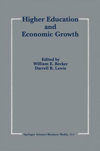 Cover for Darrell R Lewis · Higher Education and Economic Growth (Hardcover Book) [1992 edition] (1992)
