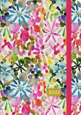 Cover for Peter Pauper Press Inc · 2022 Watercolor Garden Weekly Planner (16-Month Engagement Calendar) (Calendar) (2020)