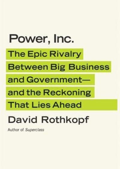 Cover for David Rothkopf · Power, Inc. (CD) (2012)