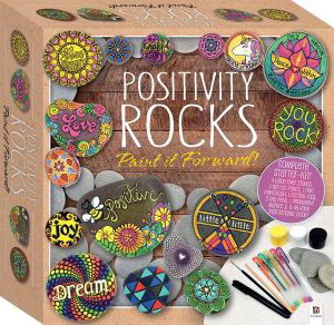 Cover for Hinkler Pty Ltd · Positivity Rocks Kit Box Set - Rock Painting Kit (Buch) (2018)