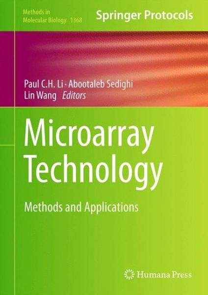 Cover for Microarray Technology: Methods and Applications - Methods in Molecular Biology (Hardcover Book) [1st ed. 2016 edition] (2015)