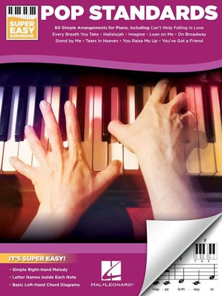 Pop Standards - Super Easy Songbook - Hal Leonard Publishing Corporation - Books - Hal Leonard Corporation - 9781495094354 - November 1, 2017