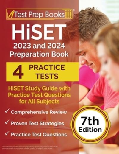 HiSET 2023 and 2024 Preparation Book - Joshua Rueda - Bücher - Windham Press - 9781637753354 - 27. Oktober 2022