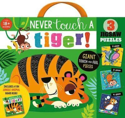 Never Touch a Tiger! Jigsaw - Rosie Greening - Board game - Make Believe Ideas - 9781800582354 - July 1, 2021