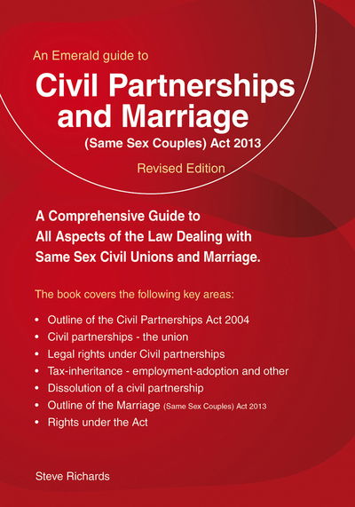 Cover for Steve Richards · Civil Partnerships And (same Sex) Marriage (Paperback Book) [2 Revised edition] (2017)