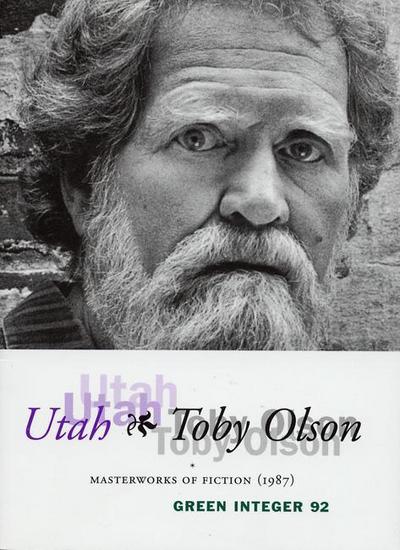 Cover for Toby Olson · Utah (Paperback Book) (2003)