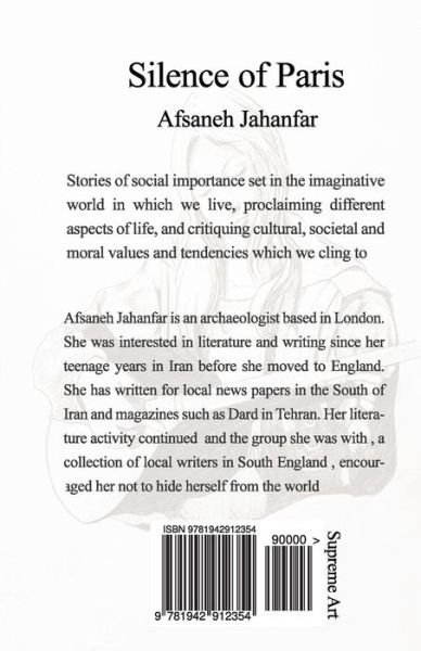 Cover for Afsaneh Jahanfar · Silence of Paris (Pocketbok) (2018)