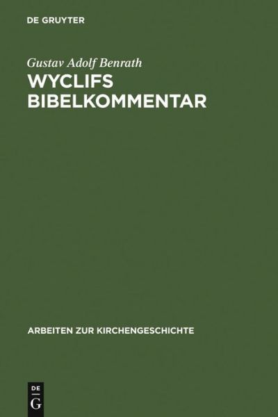 Cover for Benrath · Wyclifs Bibelkommentar (Book) [German edition] (1966)