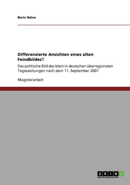 Cover for Halva · Differenzierte Ansichten eines al (Book) [German edition] (2013)