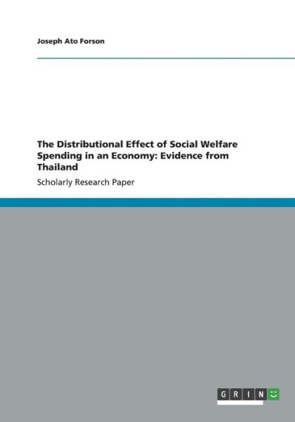 Cover for Forson · The Distributional Effect of Soc (Book) (2013)