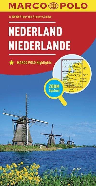 Cover for Marco Polo · Netherlands Marco Polo Map (Map) (2022)