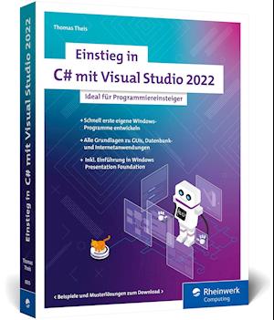 Cover for Thomas Theis · Einstieg in C# mit Visual Studio 2022 (Paperback Book) (2022)