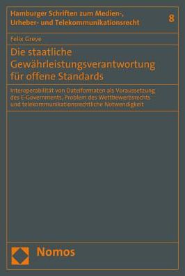 Cover for Greve · Die staatliche Gewährleistungsver (Book) (2015)