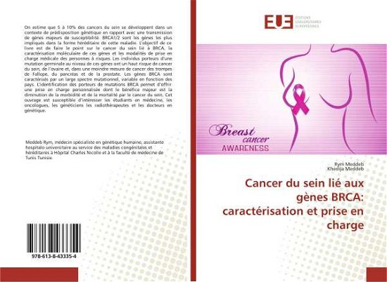Cover for Meddeb · Cancer du sein lié aux gènes BRC (Book)