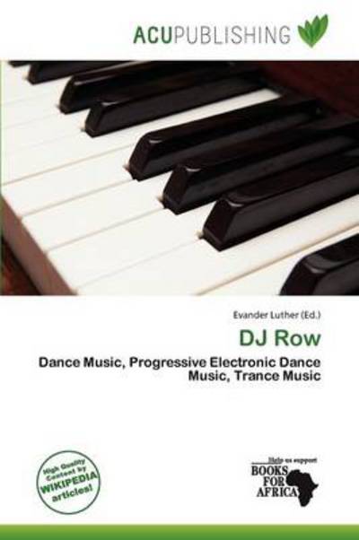 Cover for Evander Luther · DJ Row (Book) (2011)