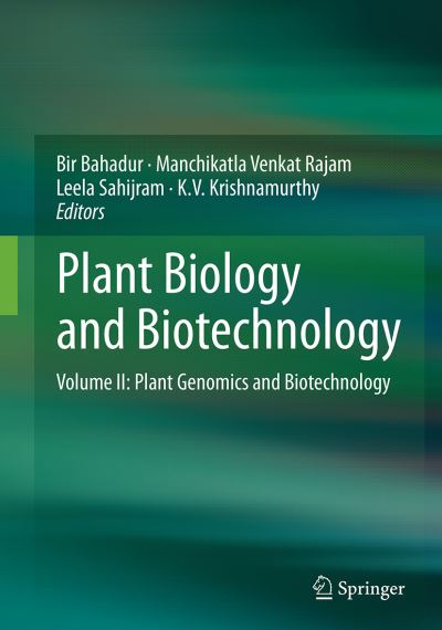 Cover for Plant Biology and Biotechnology: Volume II: Plant Genomics and Biotechnology (Paperback Book) [Softcover reprint of the original 1st ed. 2015 edition] (2016)