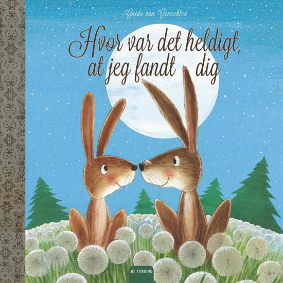 Cover for Guido van Genechten · Hvor var det heldigt, at jeg fandt dig (Innbunden bok) (2015)