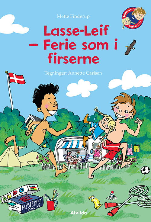 Cover for Mette Finderup · Lasse-Leif: Lasse-Leif - Ferie som i firserne (Innbunden bok) [1. utgave] (2019)