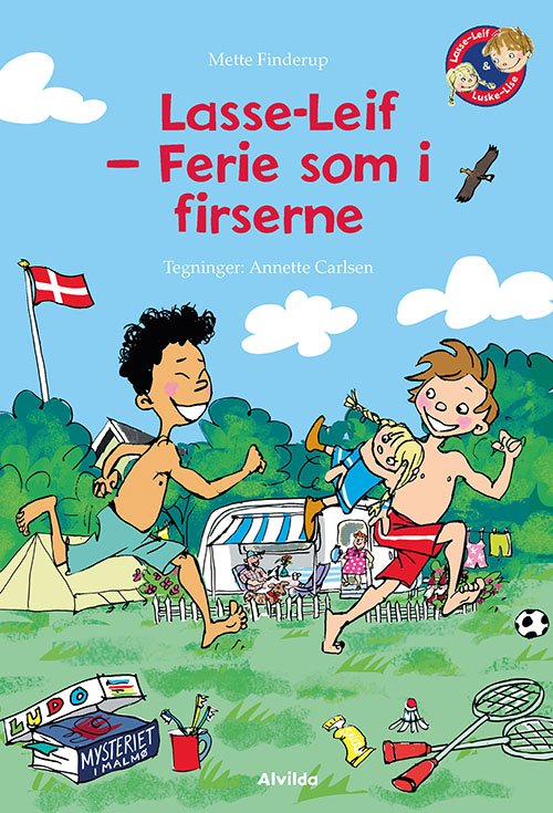 Cover for Mette Finderup · Lasse-Leif: Lasse-Leif - Ferie som i firserne (Inbunden Bok) [1:a utgåva] (2019)