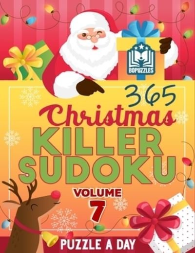 Cover for Bopuzzles · 365 Christmas Killer Sudoku Puzzle a Day Volume 7 (Taschenbuch) (2020)