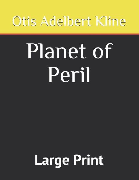 Cover for Otis Adelbert Kline · Planet of Peril (Paperback Book) (2020)