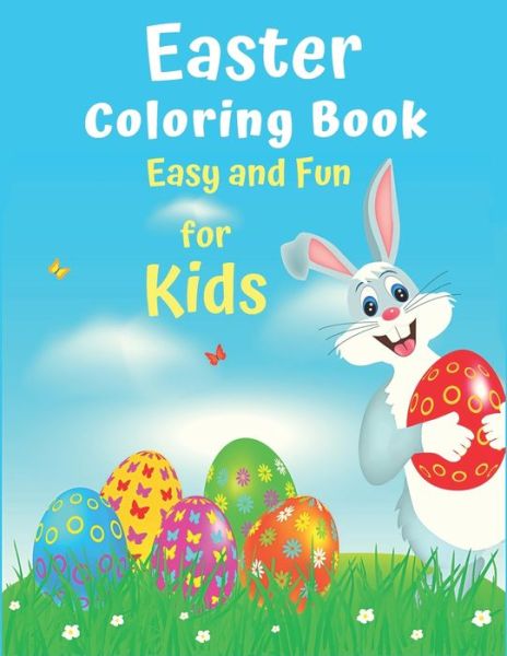 Cover for Coloring Books · Easter Coloring Book Easy and Fun for Kids (Paperback Book) (2021)