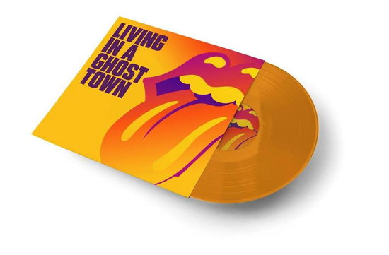 Cover for The Rolling Stones · Living in a Ghost Town (Ltd Orange 10&quot;) (10&quot;) [Limited edition] (2020)