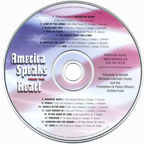 Cover for Centurion · America Speaks from the Heart (CD) (2003)