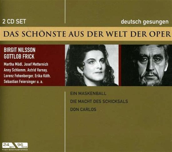 Cover for Nilsson / Frick/+ · Ein Maskenball / Don Carlos (deutsch) (CD) (2008)