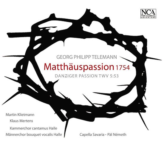 Cover for Pal Nemeth · Telemann: Matthaeuspassion, 1754 (CD) (2012)