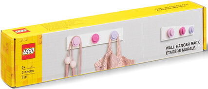 Lego Wall Hanger Rack in Light Pink Dark Pink - Room Copenhagen - Gadżety -  - 0887988014355 - 1 marca 2022