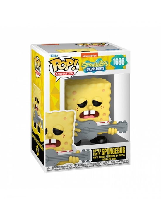 Pop Spongebob Squarepants Spongebob W Guitar - Funko Pop Television - Merchandise - Funko - 0889698757355 - August 6, 2024