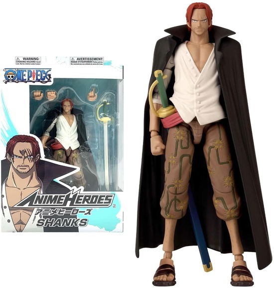 One Piece - Shanks - Figure Anime Heroes 17cm - Figurine - Merchandise - Bandai - 3296580369355 - 