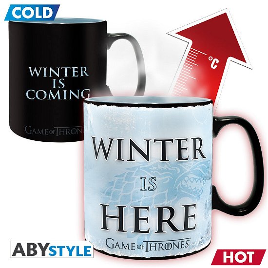 Cover for Game Of Thrones: ABYstyle · GAME OF THRONES - Mug Heat Change 460 ml - Winter (MERCH) (2019)