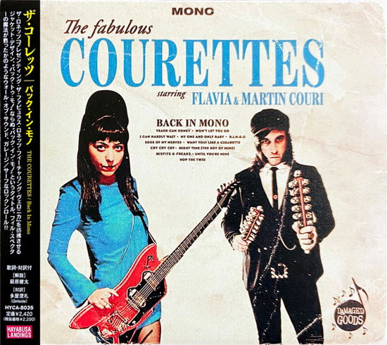 Back In Mono - The Courettes - Musiikki - ULTRA VYBE - 4571167369355 - perjantai 4. helmikuuta 2022