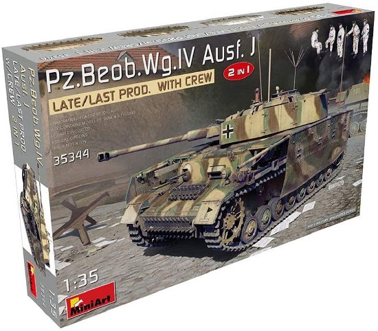 Miniart · 1/35 Pz.Beob.Wg.Iv Ausf. J Late 2In1 (1/21) (Legetøj)