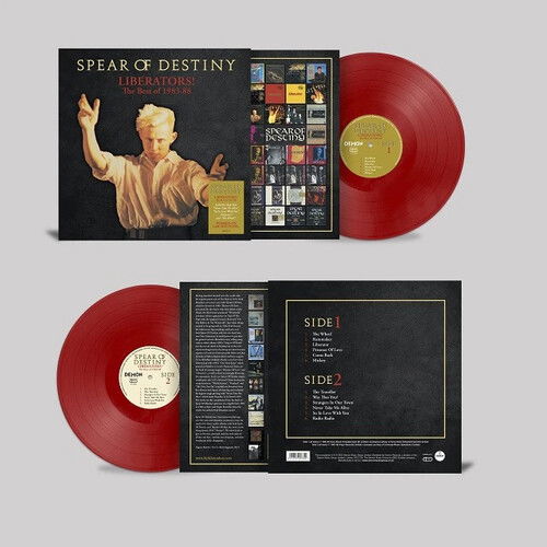 Cover for Spear of Destiny · Liberators! - The Best Of 1983-1988 (Red Vinyl) (LP) (2022)