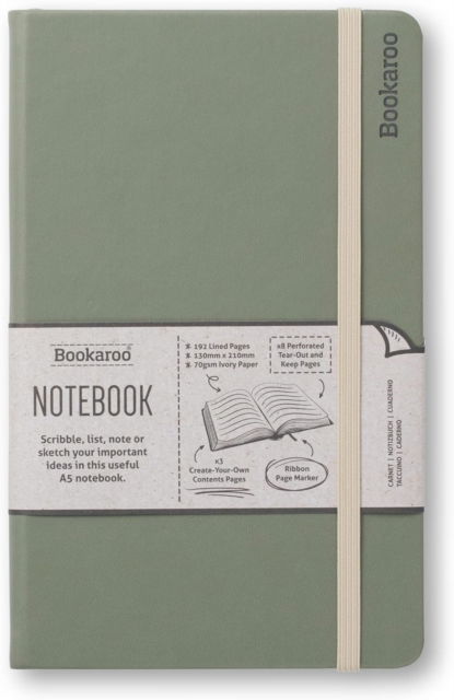 Cover for Bookaroo Notebook (A5) Journal - Fern (Stationery) (2023)