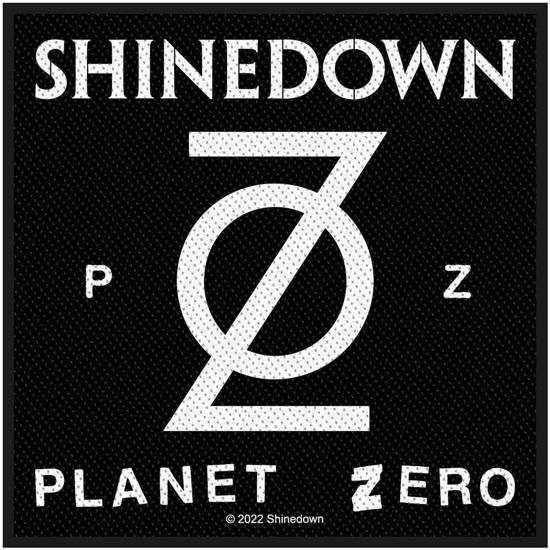 Shinedown Standard Woven Patch: Planet Zero - Shinedown - Merchandise -  - 5056365717355 - 
