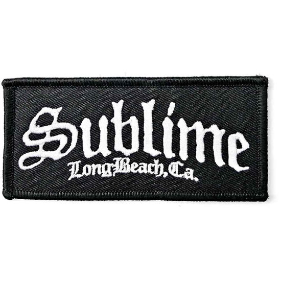 Sublime Woven Patch: C.A. Logo (Standard) - Sublime - Merchandise -  - 5056368604355 - 