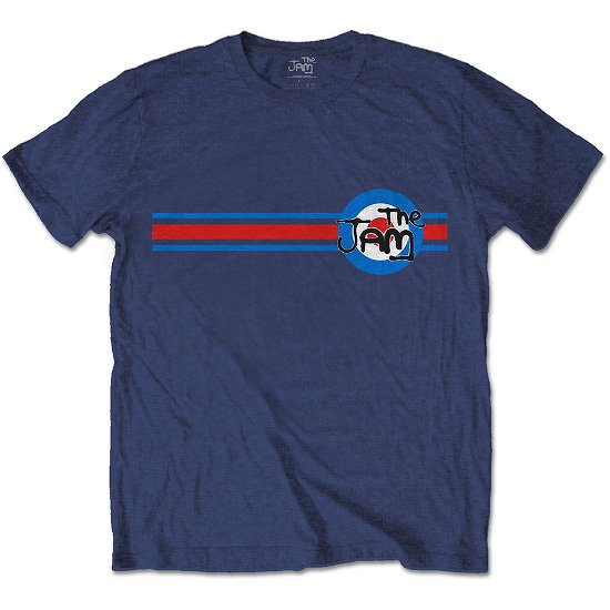 The Jam Unisex T-Shirt: Target Stripe - Jam - The - Marchandise -  - 5056368646355 - 