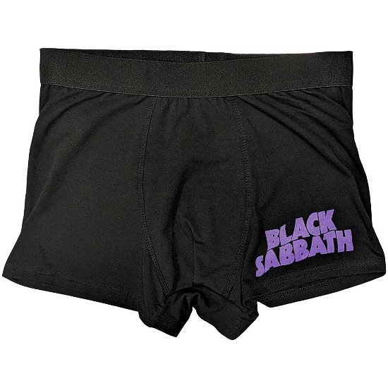 Black Sabbath Unisex Boxers: Wavy Logo - Black Sabbath - Fanituote -  - 5056737213355 - 
