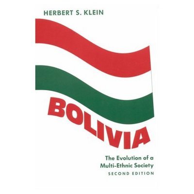 Cover for Herbert S. Klein · Bolivia (Paperback Book) (1992)