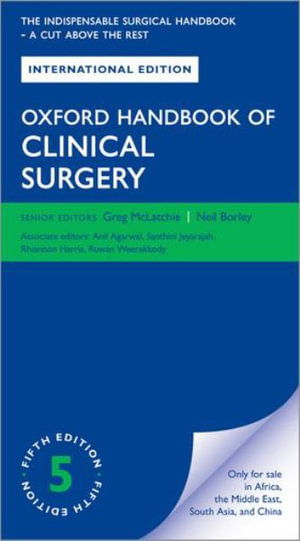 Cover for Anil Agarwal · Oxford Handbook of Clinical Surgery 5e I - Oxford Medical Handbooks (Paperback Book) (2021)